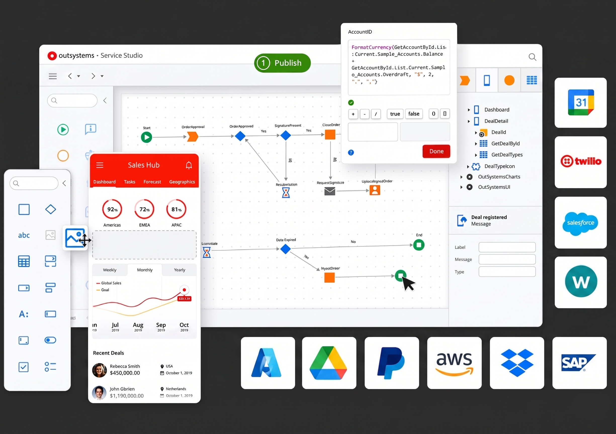 Artificial intelligence for web and mobile applications