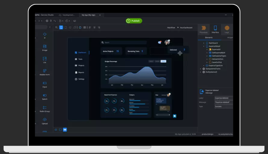 منصة تطوير منخفضة الكود